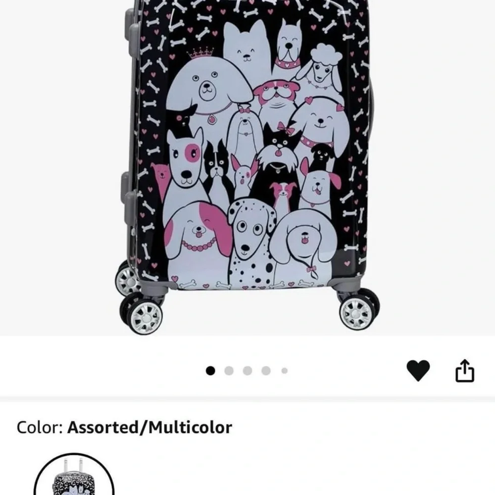 Black and Pink Dog Carrier for Travel